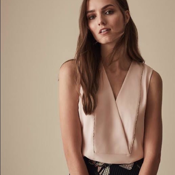 NWT: Reiss Charlotte top with silver beaded edging - Picture 4 of 13